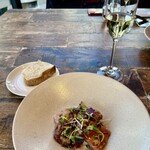 Ironbark Grill & Bar - 南オーストラリア州ミナミマグロと温玉のタルタル（＋300円）