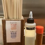 中華蕎麦にし乃 - 薬味等