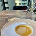 Ironbark Grill & Bar - かぼちゃの冷製スープ