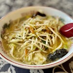 台湾四川料理 東華楼 - 野菜温麺(野菜塩ラーメン)