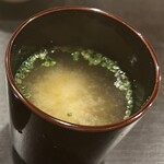 鮨 十兵衛 - お味噌汁