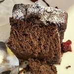 カフェふろーと - ガトーショコラのアップ