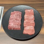 焼肉ホルモン 新井屋 にかい - タン　ハラミ