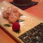 日本料理 たかむら - たいら貝の磯辺焼き