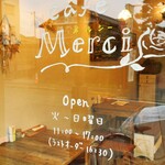 Merci - sign