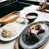 レストラン香取 - サービスステーキセット+味噌汁