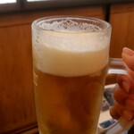 手打ちそば 小松屋 - 生ビール……