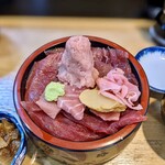 竹寿司 - 鉄火丼 中落ちトッピング