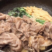 ざくろ TBS店 - 国産ロース牛すき焼き