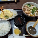 手打ち麺処 とみや - 幅広きしめんのセット