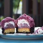 ペチカスケマサコーヒー - 紫いもモンブラン（690円）