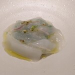 カランク - アオリイカとインゲン