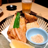 和食 鮨 日本酒 銀波 銀座店 - ⚫茨城県産　長芋と蓮根の唐揚げ　