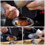 ぐぐカレー。 - プリンの取りだし