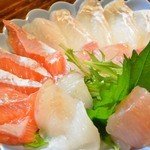 太鼓判亭 - 三陸沖の魚たち、週に２～３回入荷