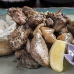 博多料理 もつ鍋 とりふく - 薩摩地鶏もも炙り焼き