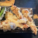 山元麺蔵 - 鶏ささみの天婦羅