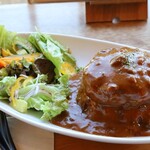 友遊由 - ハンバーグカレー