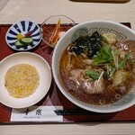 幸楽 - ワンタン麺定食 ¥980