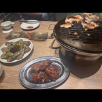 やさい巻き焼肉とタッカンマリ。さえずり - 