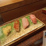 傳七すし - まぐろ三昧 漬け 中トロ 大トロ