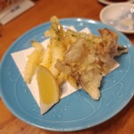 傳七すし - 白魚の天麩羅