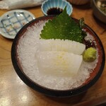 傳七すし - 剣イカのお造り