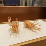 天婦羅 みやしろ - 車海老の足