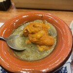 天婦羅 みやしろ - え！！！！！雲丹