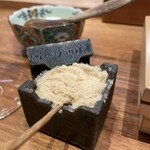 天婦羅 みやしろ - 自家製のお塩