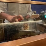 天婦羅 みやしろ - 醤油スプレー