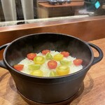 天婦羅 みやしろ - トマトご飯