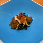 天婦羅 みやしろ - いくら、春菊、舞茸