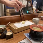 天婦羅 みやしろ - ご飯の天ぷら