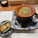 天婦羅 みやしろ - 鮑のしゃぶしゃぶ