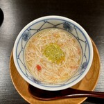 鮨 十兵衛 - 毛蟹茶碗蒸し毛蟹味噌