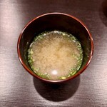 鮨 十兵衛 - 味噌汁