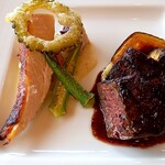 marc - 鹿児島産鶏むね　牛ハラミ