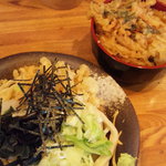 てっちゃん - 冷やしたぬきうどん＆ミニかき揚げ丼