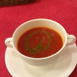 西櫻亭 - セットのスープ