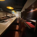天神黒毛流 焼肉 参星 - 店内
