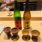 鮨 一二郎 - 田酒そろい踏み