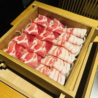 華蓮  大阪心斎橋店 - 黒豚肩ロース、黒豚バラ肉