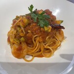 PUBLIC HOUSE - エビとアボカドのアラビアータ（1,000円）