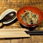 手打蕎麦 じゆうさん - いろいろきのこのおひたし