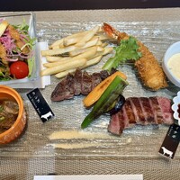 ステーキハウス TAKAMI - 飛騨牛イチボorランプ ステーキランチプレート 2200円