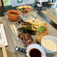 ステーキハウス TAKAMI - 飛騨牛イチボorランプ ステーキランチプレート 2200円