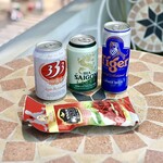 Hương Sen Hotel - テラスでビール