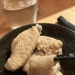 とり安 - 水炊き(もも　てばさき　つくね)