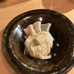 とり安 - ②鳥刺し　湯葉がけ